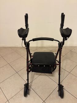 Forearm Rollator Walker with Seat