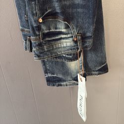 Purple Blue Skinny Jeans 