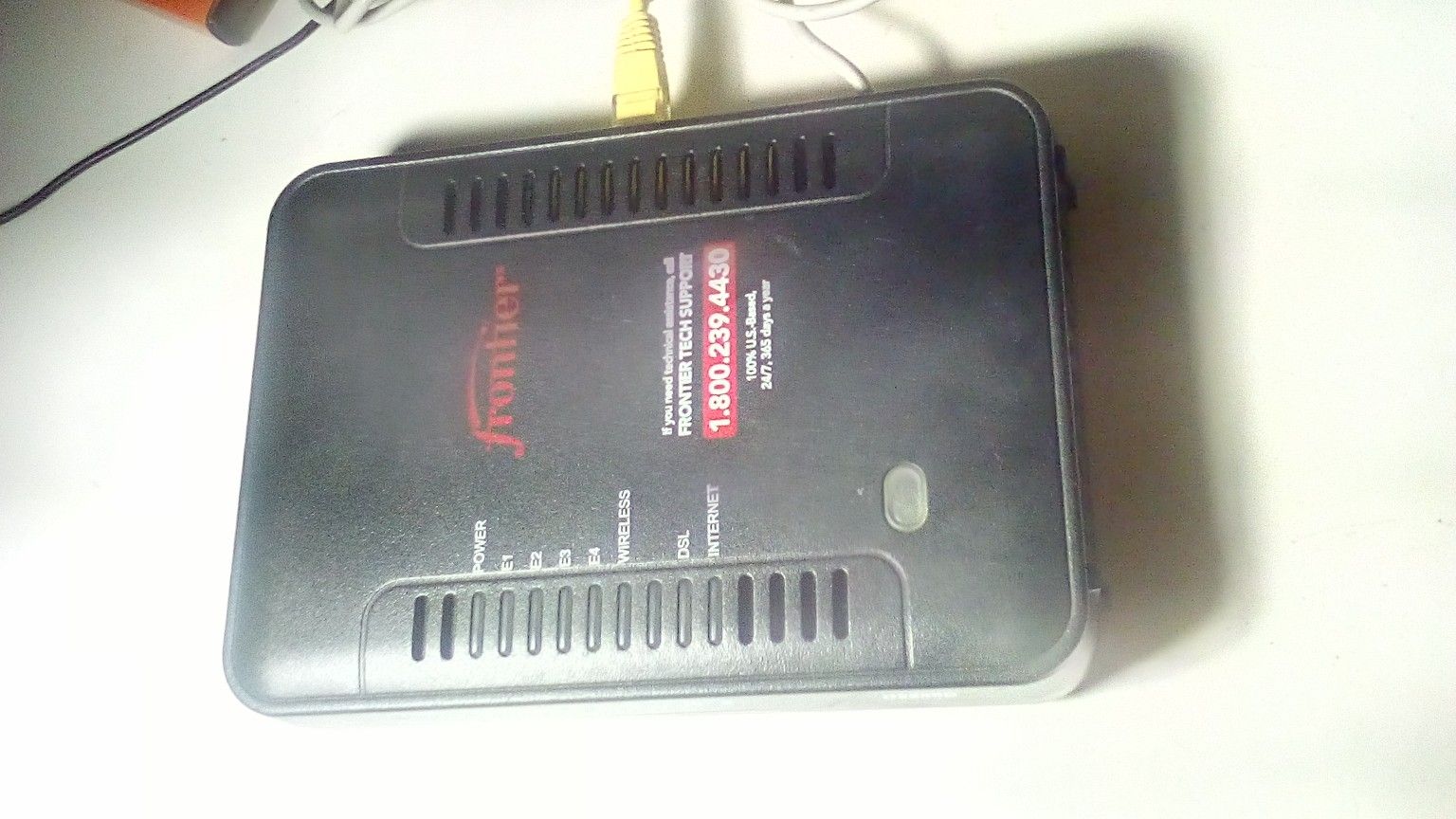 Frontier Internet & cable modem