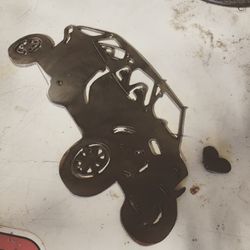 4dr Rzr Metal Plaque