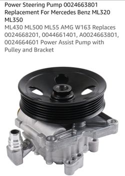 NEW MERCEDES POWER STEERING PUMP