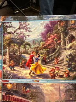 Disney 4-in-1 Jigsaw Puzzles 500 Pieces Each 18x14"