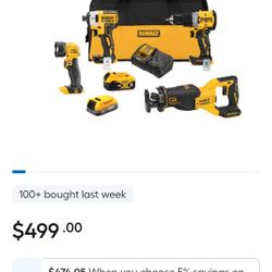 Firm Price🛑 20V MAX XR Brushless 4-Tool Combo Kit with POWERSTACK Compact new. Precio firme🛑