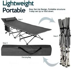 Foldable  Cot no pillow