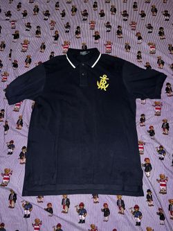 Polo Ralph Lauren Navy Blue Sail Yacht Polo Shirt USRL XLT