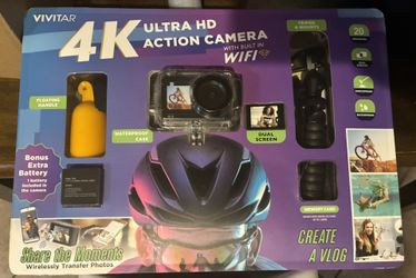 Go Pro Vivitar 4k 20mp Action Camera