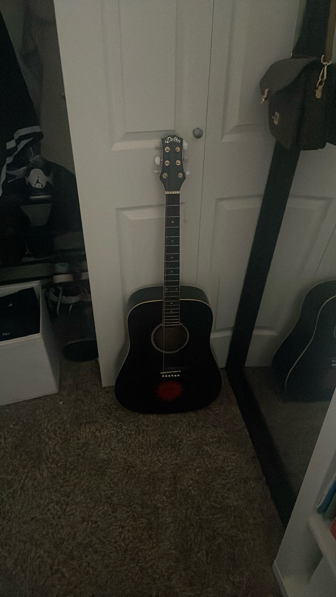 Delta Black Guitar 