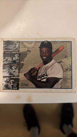 Jackie Robinson baseball card