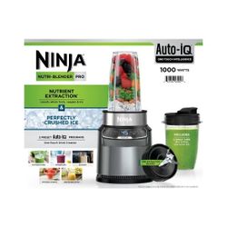 NINJA Nutri-Blender Pro with Auto IQ 1000 Watts Personal Blender (Model: BN400)
