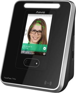 ANVIZ FacePass 7 Pro Time Clock w/Face, RFID, PIN, extra cards