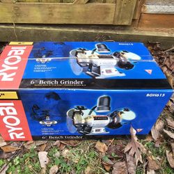 Brand New Ryobi 6" Bench Grinder 
