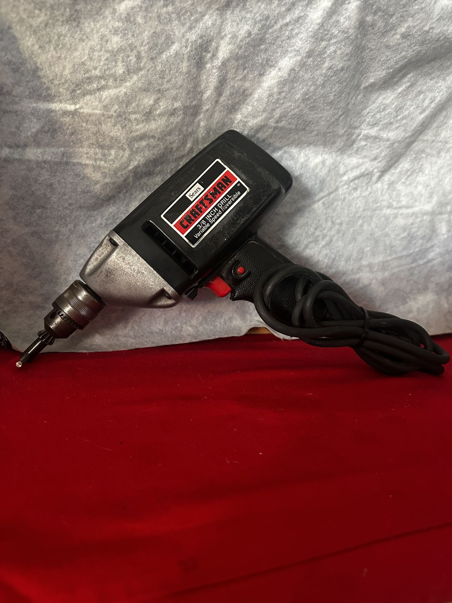 CRAFTSMAN DRILL WITH KEY CHUCK 3/8”