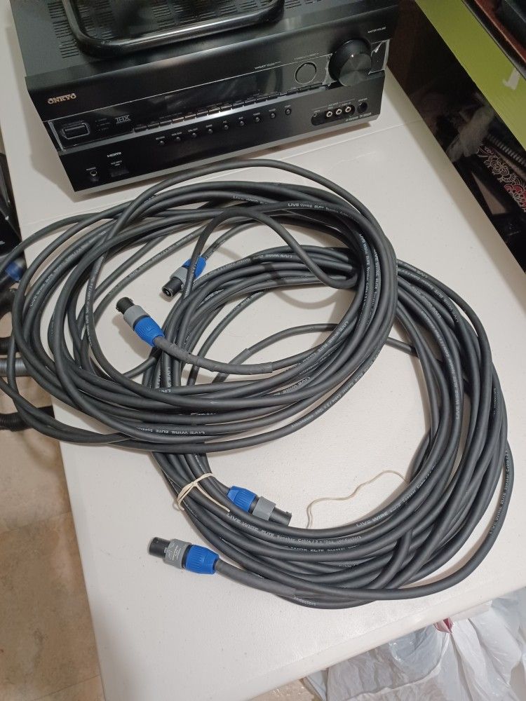 Speaker Cables Live Wire Elite 12g 50ft EACH