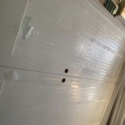 Double Doors With Centered Glass With Frames 72x96