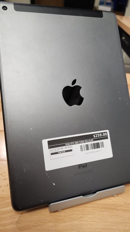 IPAD 8TH GEN 32GB CELLULAR - G