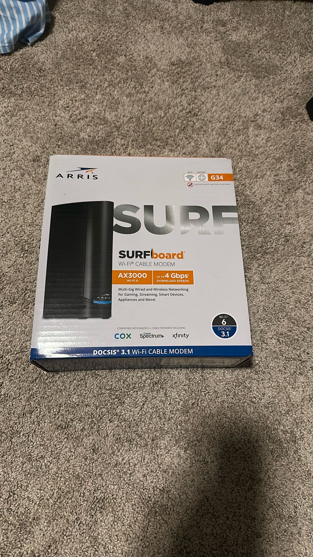 Arris Surfboard DOCSIS 3.1 Cable modem