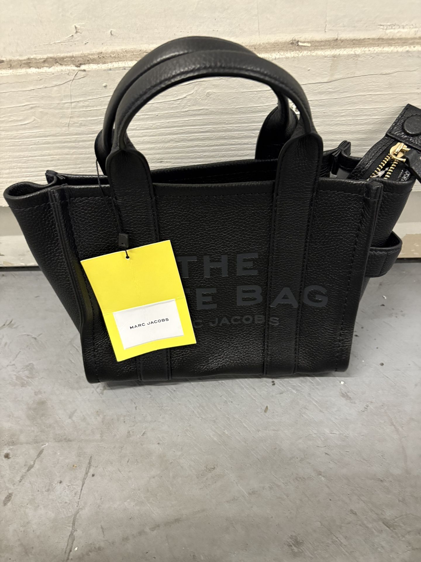 Marc Jacobs The Leather Small Tote Bag black