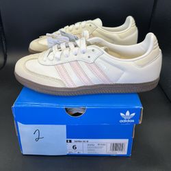 adidas gazelle silver green womens adidas Women's Samba OG Wonder Quartz / Wonder Mauve main image 1