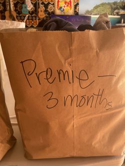 Baby boy clothes premie - 3 months