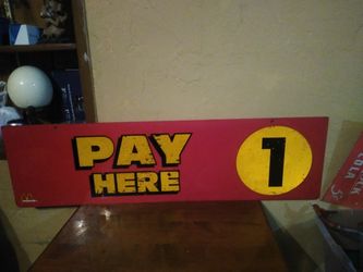 McDonald's Pay Here Sing