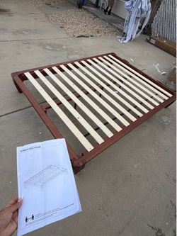 Queen bed frame