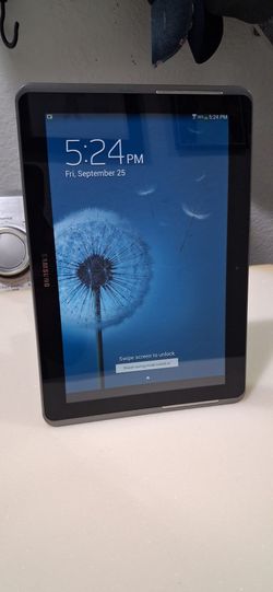 Samsung Galaxy Tablet 2 , 10.1 . inch- wifi. Good condition.  you just need to add your google account.  resolution 1280 x 800 pixels. 16 gb. / dual c