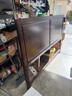King size mahogany headboard
