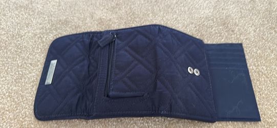Vera Bradly Navy Tri Fold