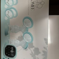 Brand New Zomee Z2 Double Electric Breast Pump + Hands-Free Collection Cups (Unopened)
