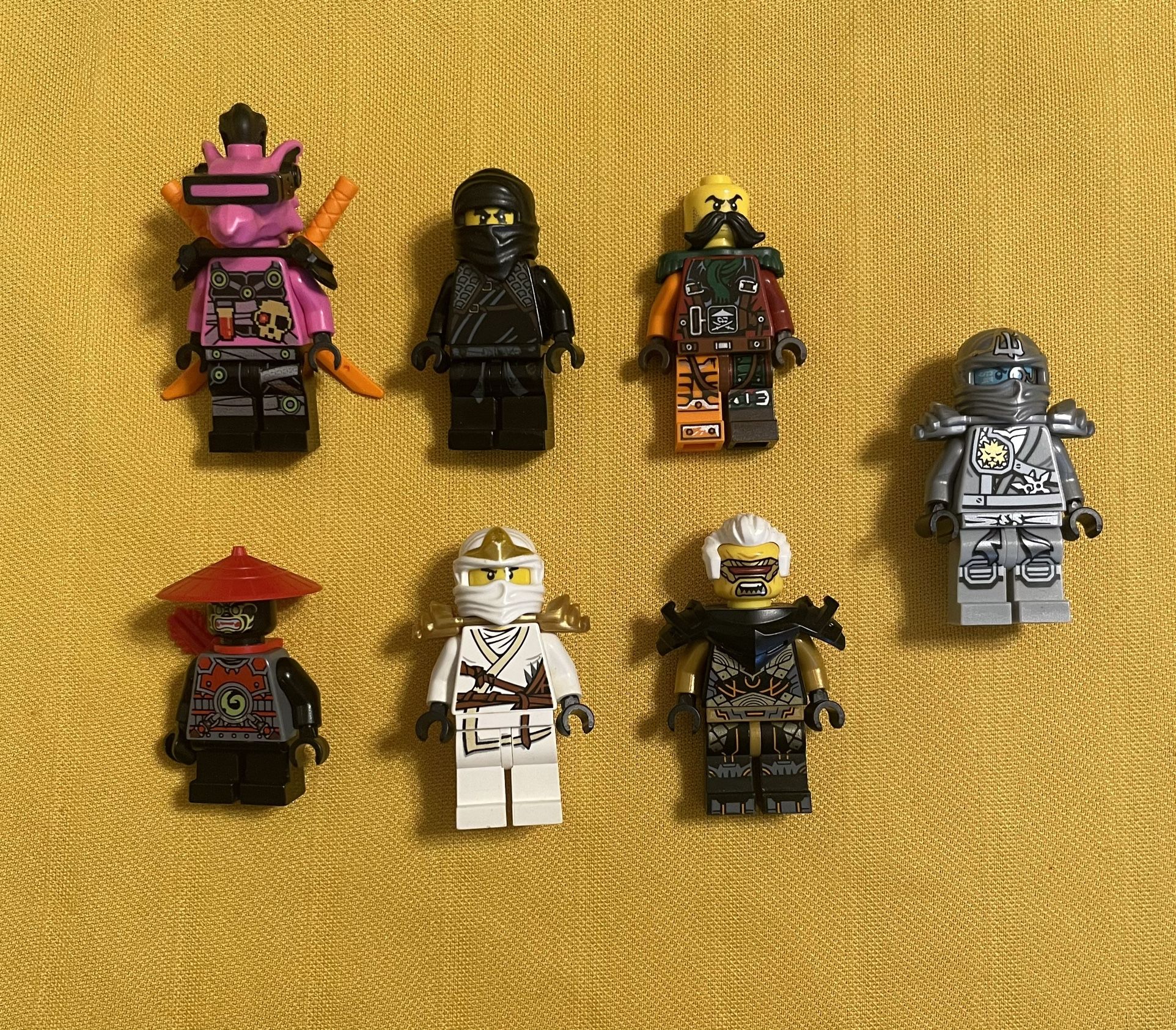 Lego Lot Minifigures Ninjago 7 VERY RARE!