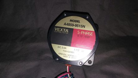 Vexta stepping motor 5- phase 0.72 /step