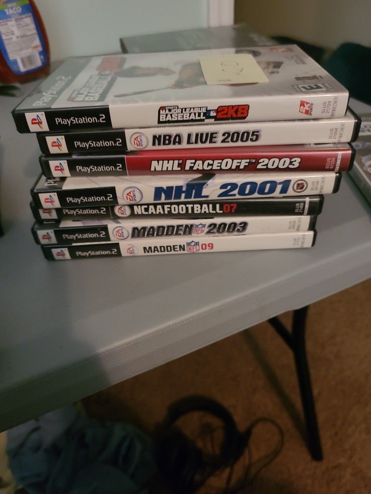 PS2 games sports