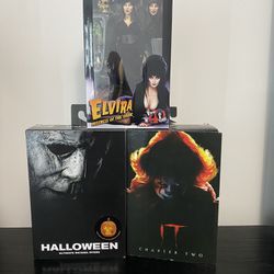 Neca Horror - It, Halloween & Elvira