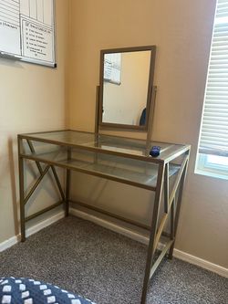 Gold vanity