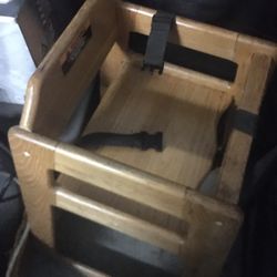 Baby Wooden High Chair