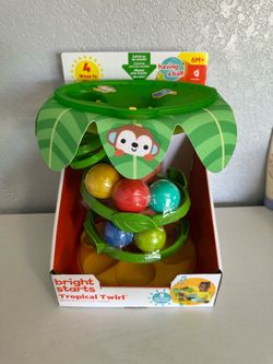 Bright Starts Tropical Twirl Ball Play Toy