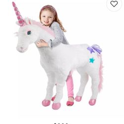 Melissa And Doug Standing Unicorn Plush