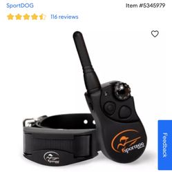 Brand New Sport Dog 300 Yard Trainer Dog Collar 