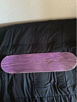 F**K YOUR BRAND LOS ANGELES  Skateboard Deck Purple Stained Graphic