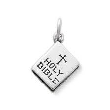 James Avery Holy Bible Charm in silver