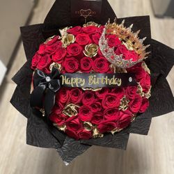 75 Roses Flower Arrangement