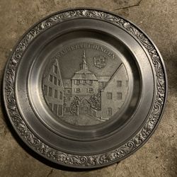 Zinn-Becker Pewter Plate 