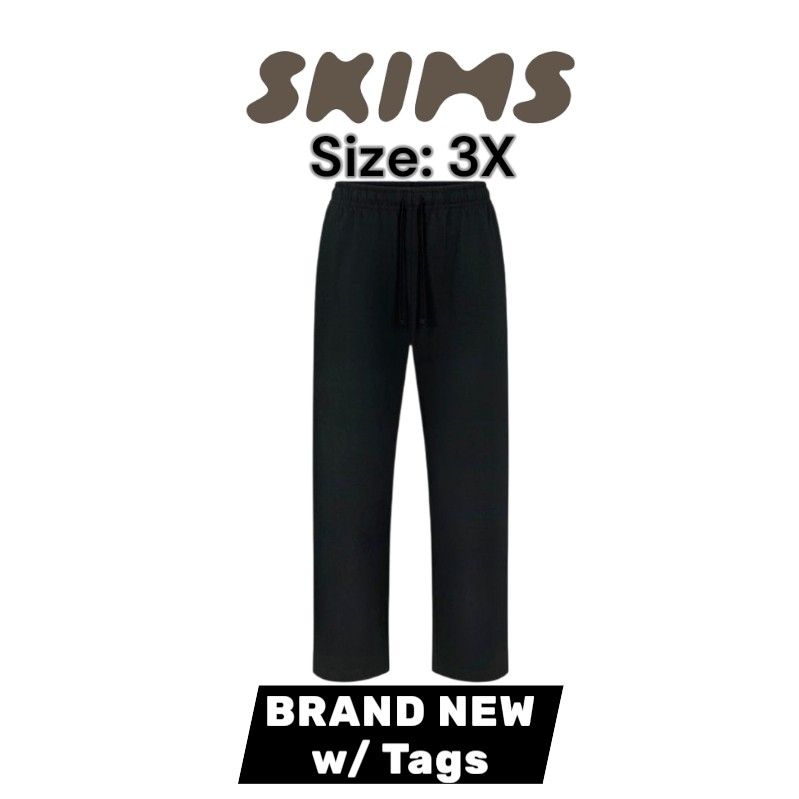 SKIMS
Size: 3X
Jersey Lounge
MENS RELAXED
STRAIGHT LEG PANT
BRAND NEW w/ Tags