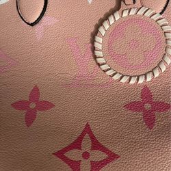 Pink designer purse LV