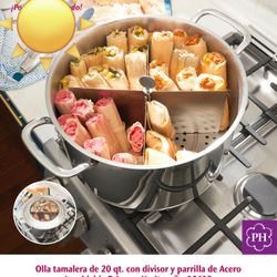 Princess House Olla Vaporera Con Su Division 20 Quartos 