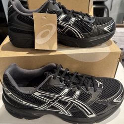 ASICS Gel-1130 Black Pure Silver Size 12 Brand New
