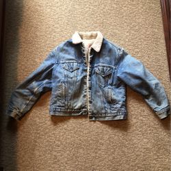 Levi Denim Jacket Sherpa Lined