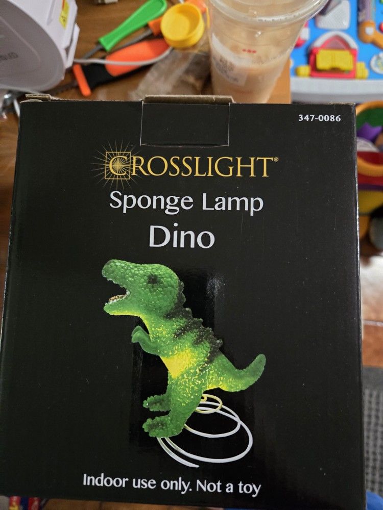 Dinosaur Light/ Sponge Lamp Dino