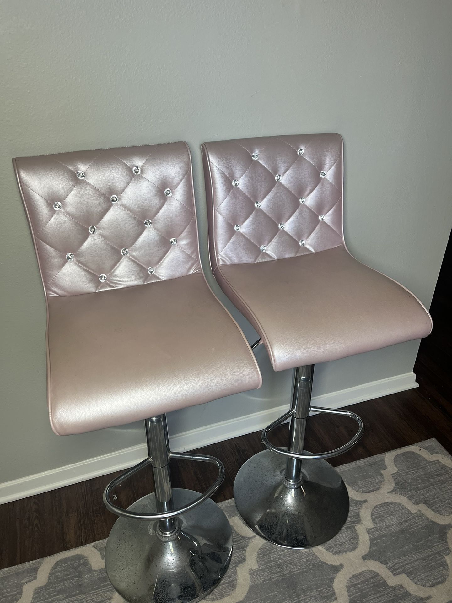 Pink Diamond Bar Stools