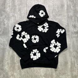 NEW Denim Tears The Cotton Wreath Sweatshirt Hoodie Black Size M